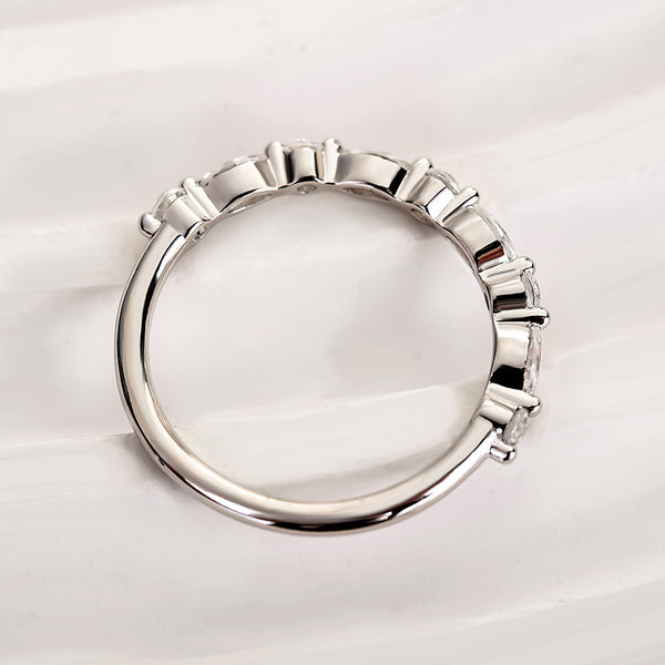 Louily Elegant Marquise Cut Wedding Band - louilyjewelry