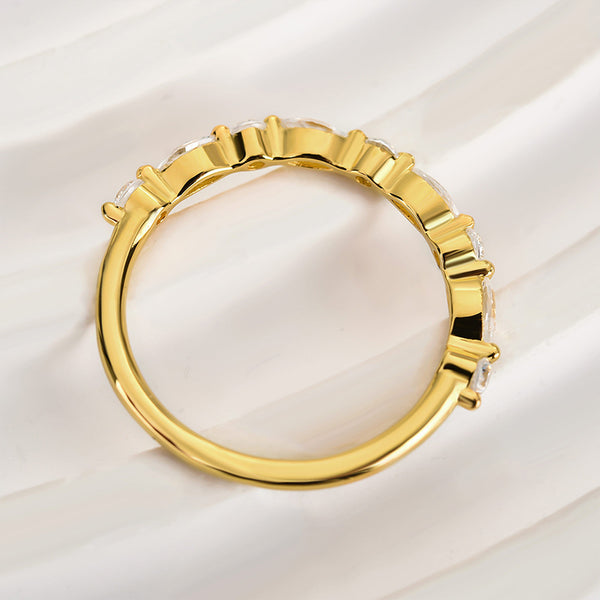 Louily Elegant Marquise Cut Wedding Band - louilyjewelry