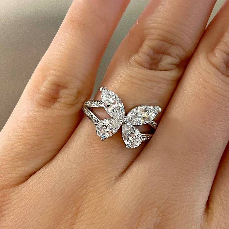 Jewelry Ring Butterfly Design - リング