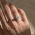 Moissanite 2.0Ct Round Cut 6 Prong Promise Rings For Women - louilyjewelry