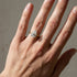 S925 Pear Cut Solitaire Simulated Diamond Engagement Ring in Sterling Silver - louilyjewelry