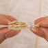 2.0Ct Princess Cut Insert Wedding Ring Set With Engagement Ring Enhancer - louilyjewelry