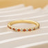 Louily 0.5 Ct Round Cut Classic Full Eternity Thin Wedding Band For Women In Sterling Silver - louilyjewelry