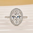 Louily Exquisite 4.0 Carat Halo Oval Cut Engagement Ring For Women In Sterling Silver - louilyjewelry