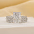 Louily Noble 3.5Ct Radiant Cut 3PC Wedding Ring Set - louilyjewelry