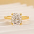 Louily 3.0Ct Cushion Cut Solitaire Engagement Ring In Sterling Silver - louilyjewelry