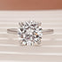 Louily Moissanite 2.0~4.0 Carat Round Cut Promise Ring - louilyjewelry