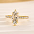 Elegant 2.0Ct Marquise Cut White Gold Engagement Ring - louilyjewelry