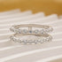 Classic 0.77Ct Insert Wedding Band Engagement Ring Enhancer - louilyjewelry