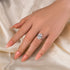 Louily Exclusive Oval Cut Engagement Ring In Sterling Silver - louilyjewelry