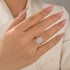 Louily Classic 4.5 Carat Radiant Cut Simulated Diamond Engagement Ring/Wedding Set - louilyjewelry