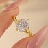 4.0Ct Cushion Cut Solitaire Engagement Ring In Sterling Silver - louilyjewelry