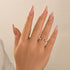 1.3Ct Open Round Cut Eternity Wedding Band In Sterling Silver - louilyjewelry