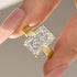 S925 7.0Ct Radiant Cut Wide Band Engagement Ring For Woman - louilyjewelry