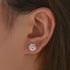 Classic 1.2Ct Round Cut 6 Prong Stud Earrings In Sterling Silver - louilyjewelry