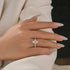 Louily Moissanite 1.0~4.0 Ct Marquise Cut Engagement Ring For Women - louilyjewelry