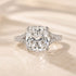 Side View of Cushion Cut Split Shank Engagement Ring