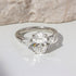 Louily Outstanding Oval Cut Three Stone Engagement Ring - louilyjewelry