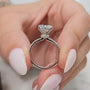 Louily Classic Moissanite 2.0 Carat Round Cut Engagement Ring - louilyjewelry