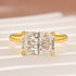 Moissanite 3.5 Carat Radiant Cut Solitaire Engagement Ring In Sterling Silver - louilyjewelry
