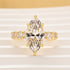 4.0Ct Marquise Cut Side Stone Engagement Ring Travel Ring In Sterling Silver - louilyjewelry