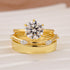 Moissanite 3PC 2.0Ct Round Cut Wedding Ring Set For Women - louilyjewelry