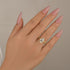 Louily Classic 2.5~4.0 Carat Pear Cut Engagement Ring In Sterling Silver - louilyjewelry