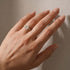 Princess Cut Engagement Ring Worn on Hand