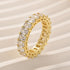 3.5Ct Emerald Cut Women's Wedding Band In Sterling Silver - louilyjewelry