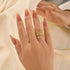 Louily Special Round Cut Jacket Wedding Band For Women In Sterling Silver - louilyjewelry