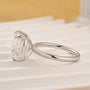 Louily Precious 6.0 CT Cushion Cut Engagement Ring In Sterling Silver - louilyjewelry
