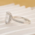 4.0Ct Radiant Cut Engagement Ring For Women In Sterling Silver - louilyjewelry