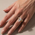 Yellow gold plated marquise bridal ring set everyday styling