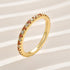 Louily 0.5 Ct Round Cut Classic Full Eternity Thin Wedding Band For Women In Sterling Silver - louilyjewelry
