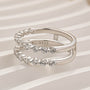 Classic 0.77Ct Insert Wedding Band Engagement Ring Enhancer - louilyjewelry