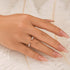1.3Ct Open Round Cut Eternity Wedding Band In Sterling Silver - louilyjewelry