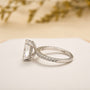 3.5Ct Elegant Radiant Cut Engagement Ring For Women In Sterling Silver - louilyjewelry