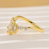 Elegant Marquise & Round Cut White Gold Wedding Band - louilyjewelry
