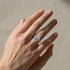 S925 8.0Ct Pear Cut Split Shank Engagement Ring For Woman - louilyjewelry