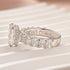 Moissanite 3.5Ct Radiant Cut Engagement Ring with 3.0 Ct Radiant Cut Band - louilyjewelry