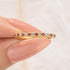Louily 0.5 Ct Round Cut Classic Full Eternity Thin Wedding Band For Women In Sterling Silver - louilyjewelry