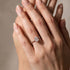 2.0ct simulated diamond rose gold radiant cut engagement ring everyday styling