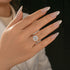 Louily Moissanite 2.0~4.0 Carat Round Cut Promise Ring - louilyjewelry