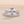 Louily Classic 3.0 Carat Cushion Cut White Sapphire Wedding Set In Sterling Silver