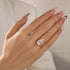 S925 4.5Ct Pear Cut Yellow Gold Engagement Ring For Woman - louilyjewelry