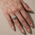 Two-piece enhancer bridal ring set everyday styling