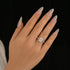 Louily Romantic Moissanite 3.0Ct Radiant Cut White Gold Engagement Ring For Women - louilyjewelry