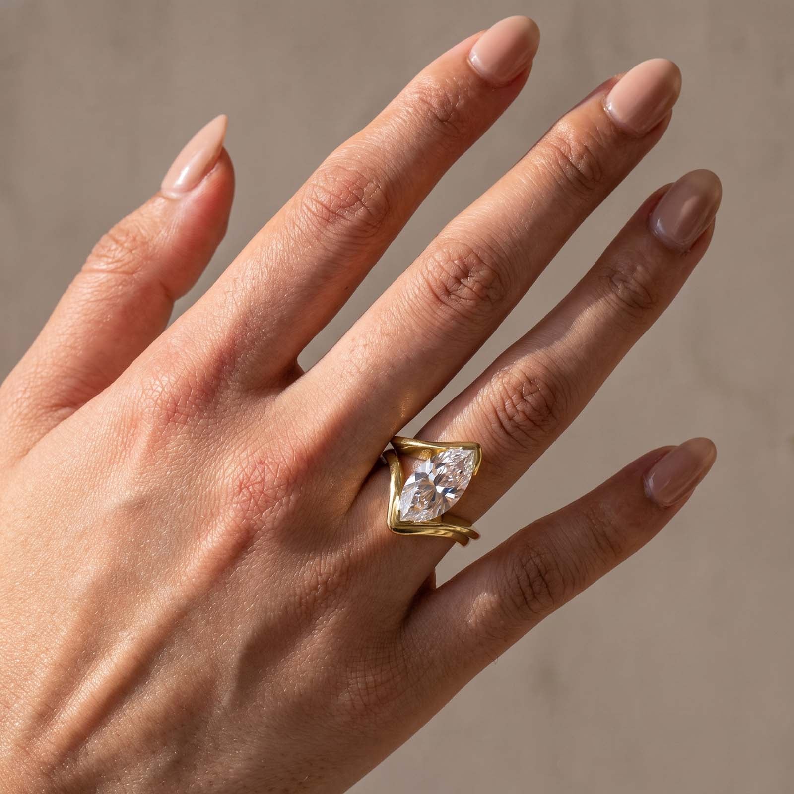 S925 2PC 4.0Ct Marquise Cut Solitaire Engagement Ring with Design Wedding Band Bridal Ring Sets