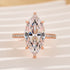 6.0Ct Marquise Cut Engagement Ring Travel Ring For Her In Sterling Silver - louilyjewelry