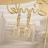 Louily Unique 4.0 Carat Cushion Cut Yellow Gold Earrings In Sterling Silver - louilyjewelry